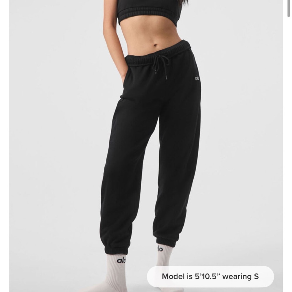 Alo Black Jogger Pants